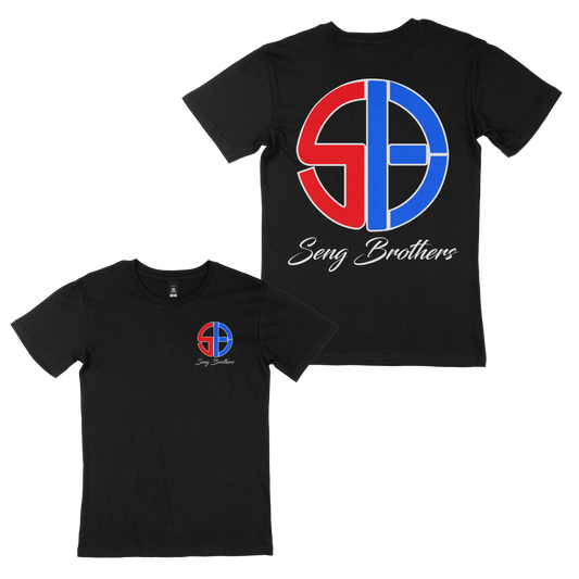 SB Original Design T-Shirt - Red/Blue